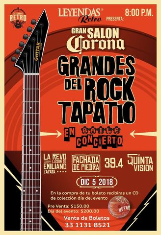 Poster de Concierto 5de Diciembre, 2018